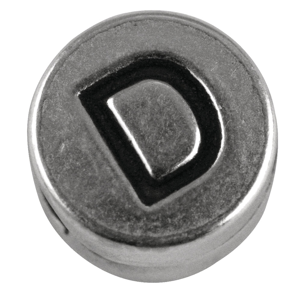 Buchstaben aus Metall silber
