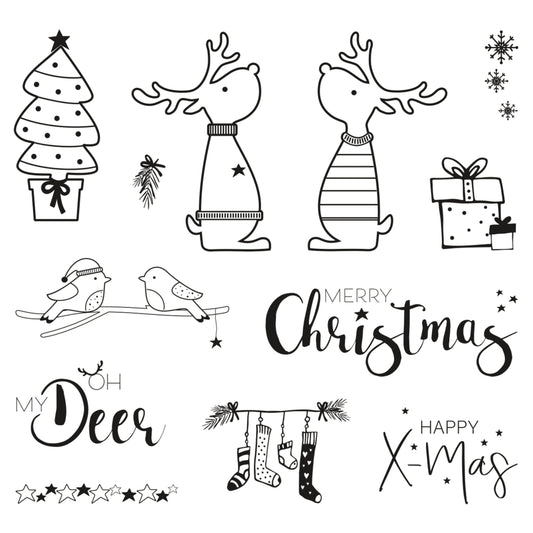 Clear Stamps Rentierfreunde