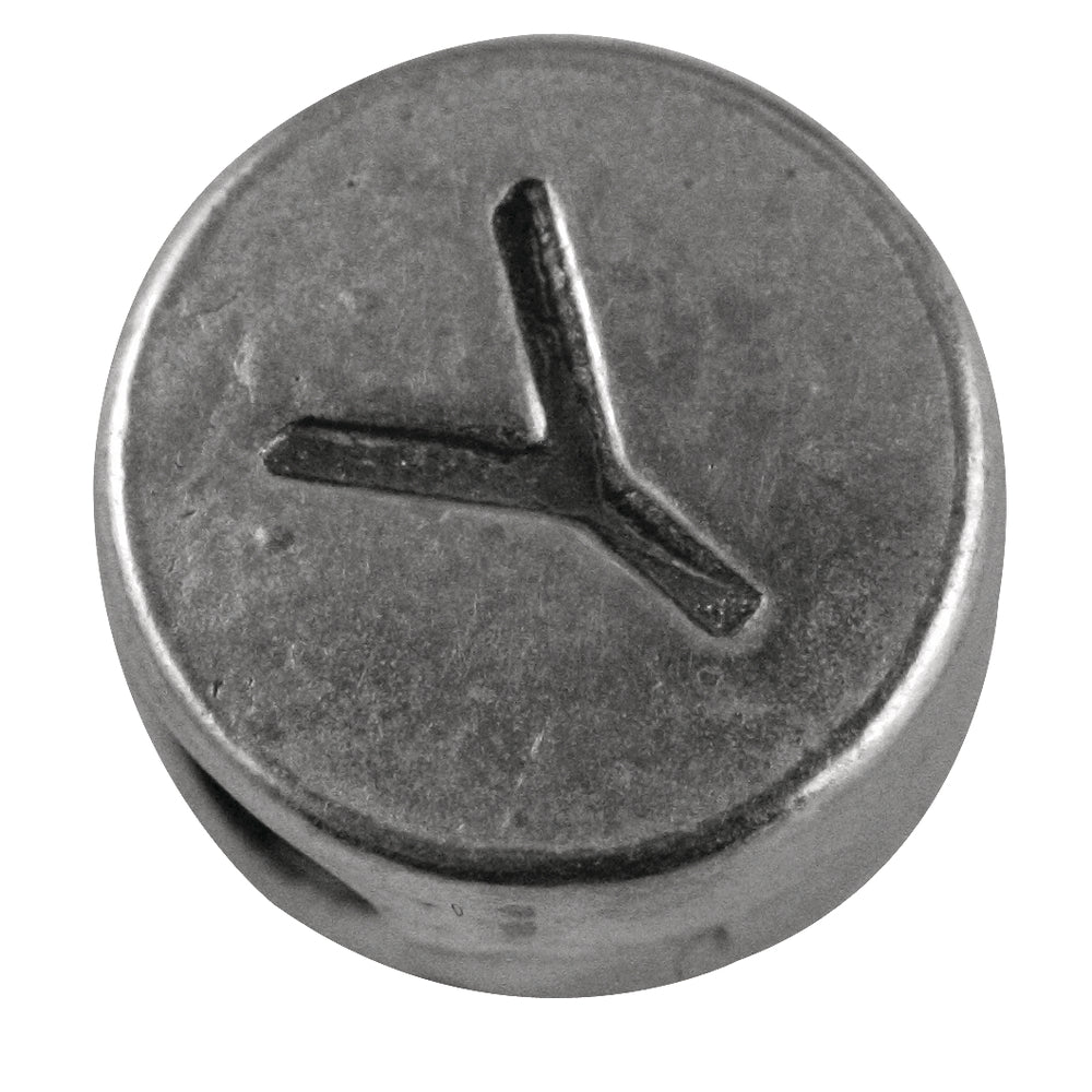 Buchstaben aus Metall silber