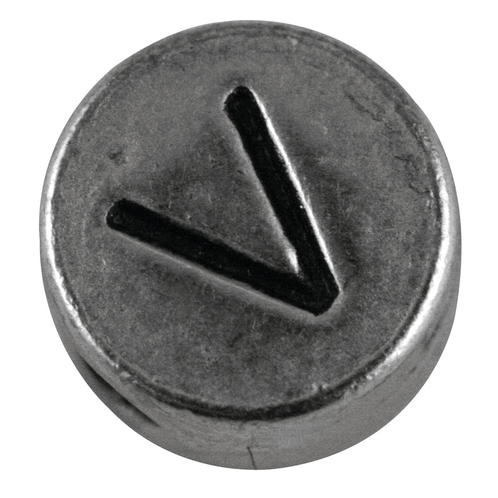Buchstaben aus Metall silber