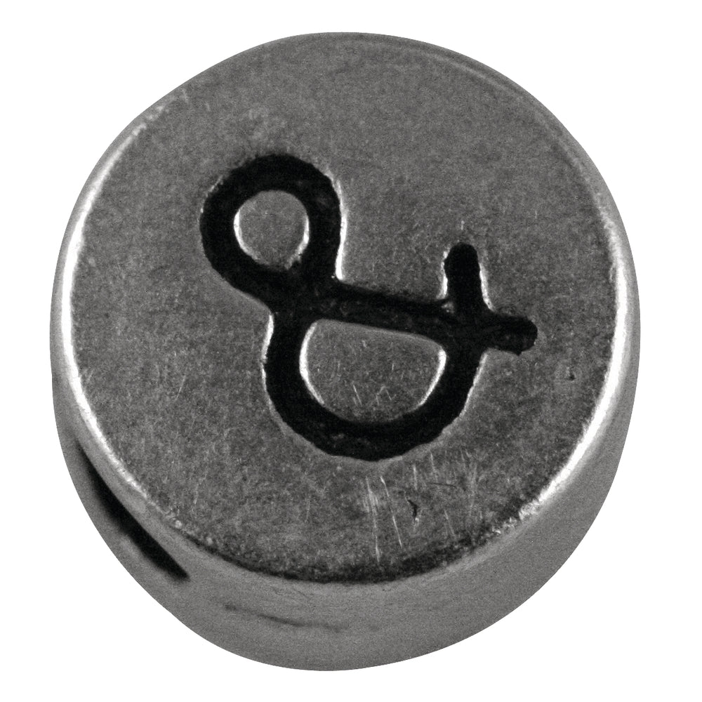 Buchstaben aus Metall silber