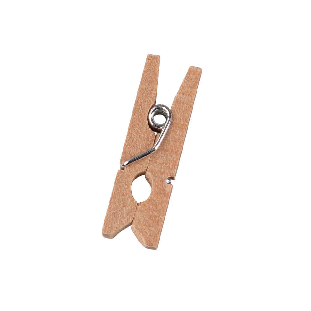 mini Holzwäscheklammern