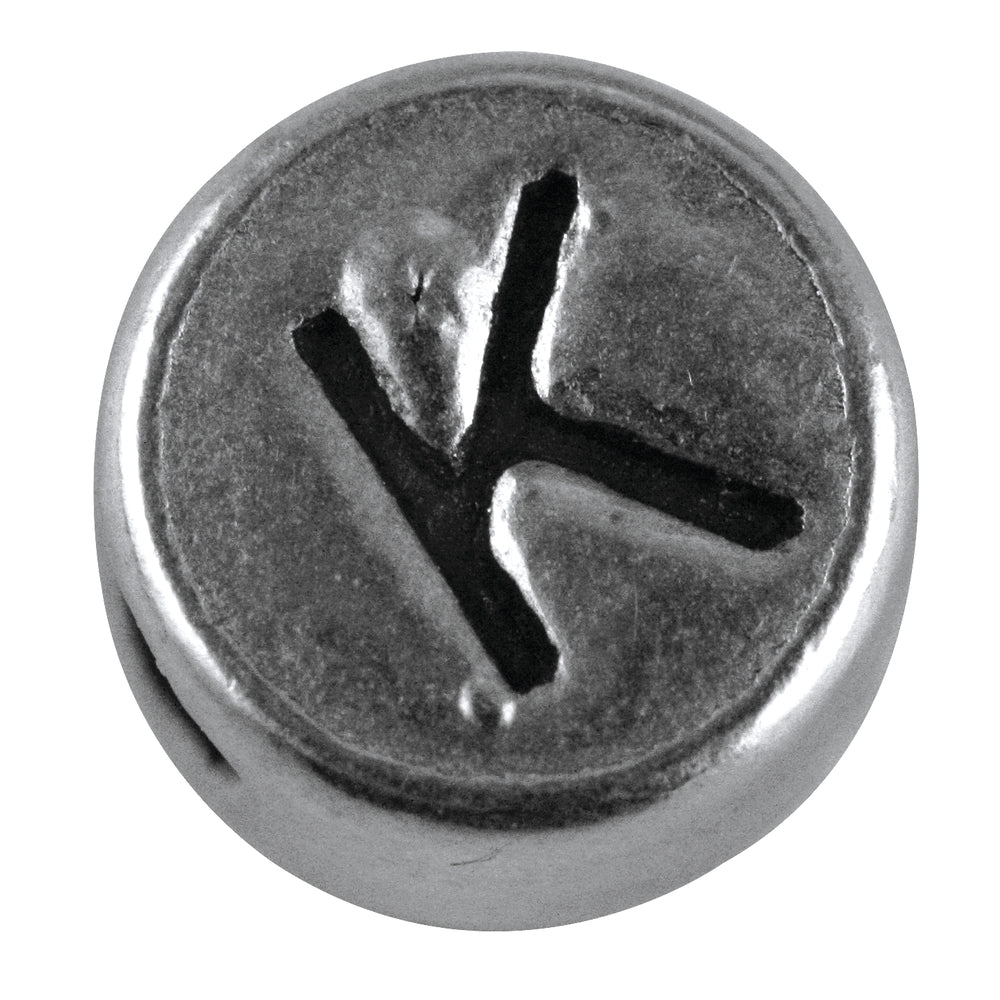 Buchstaben aus Metall silber