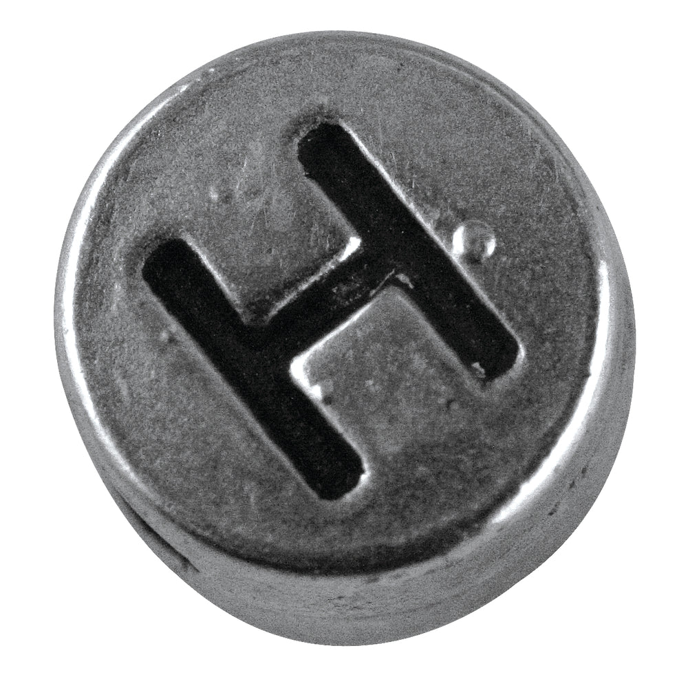 Buchstaben aus Metall silber