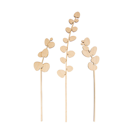 Holzstecker Eukalypthus