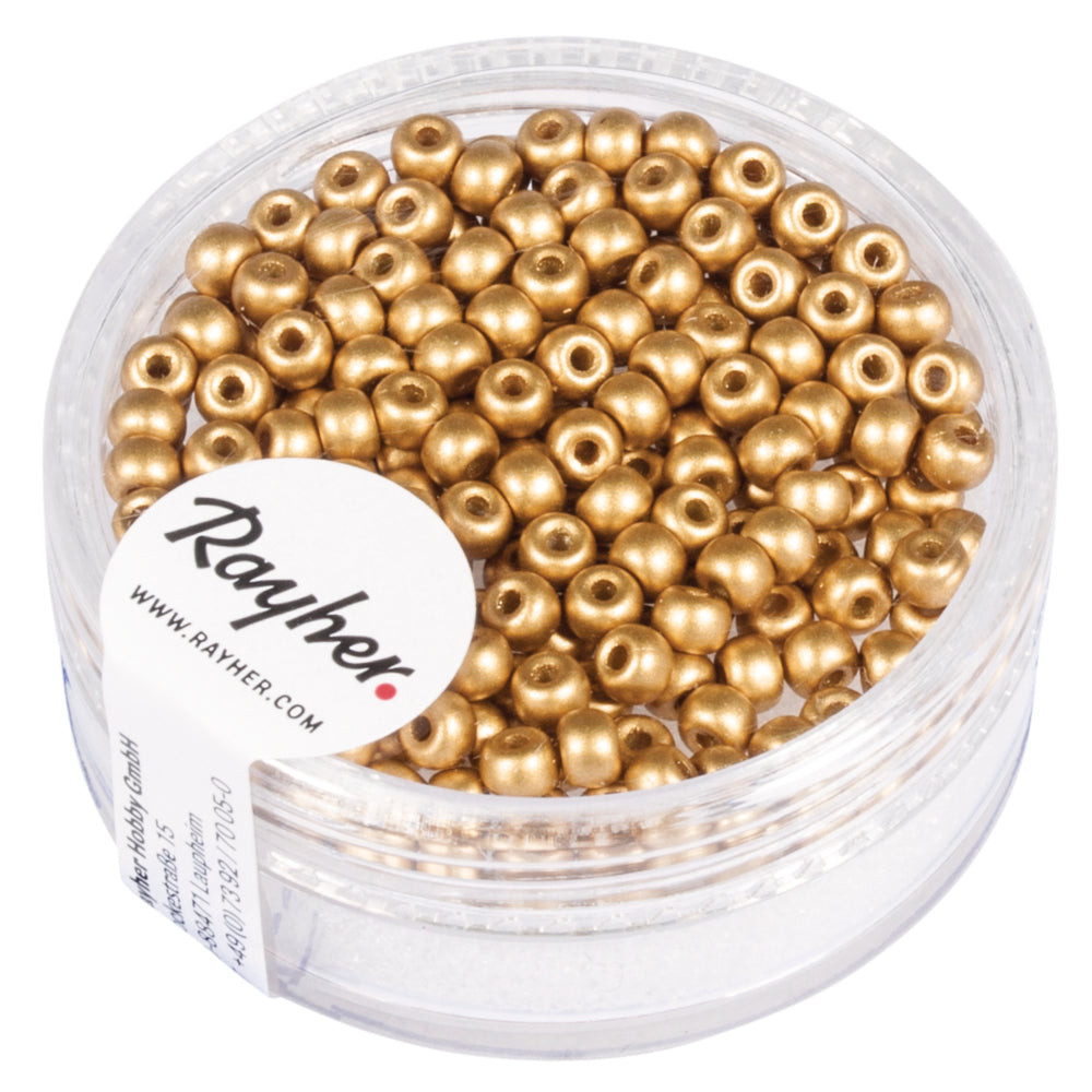 Rocailles matt samt 3 mm ø