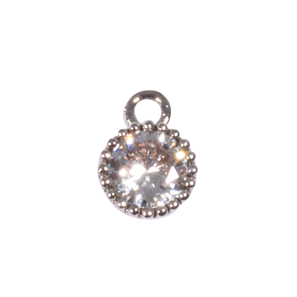 Metallanhänger mini Strass