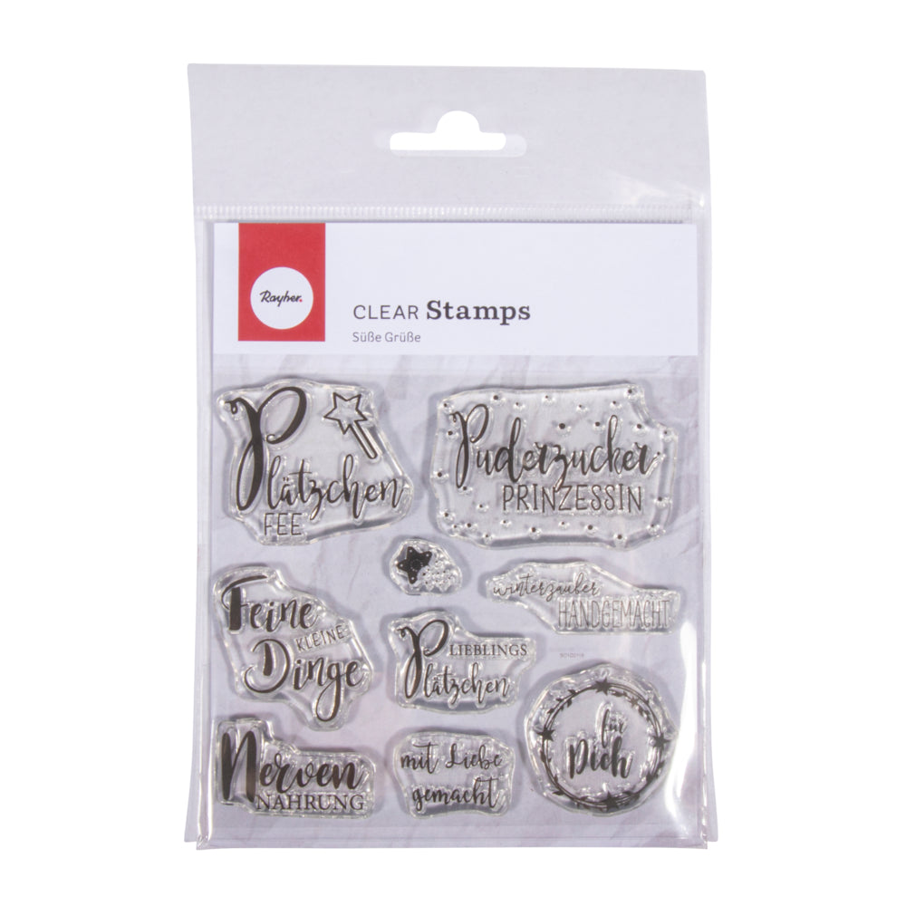 Clear Stamps Süße Grüße