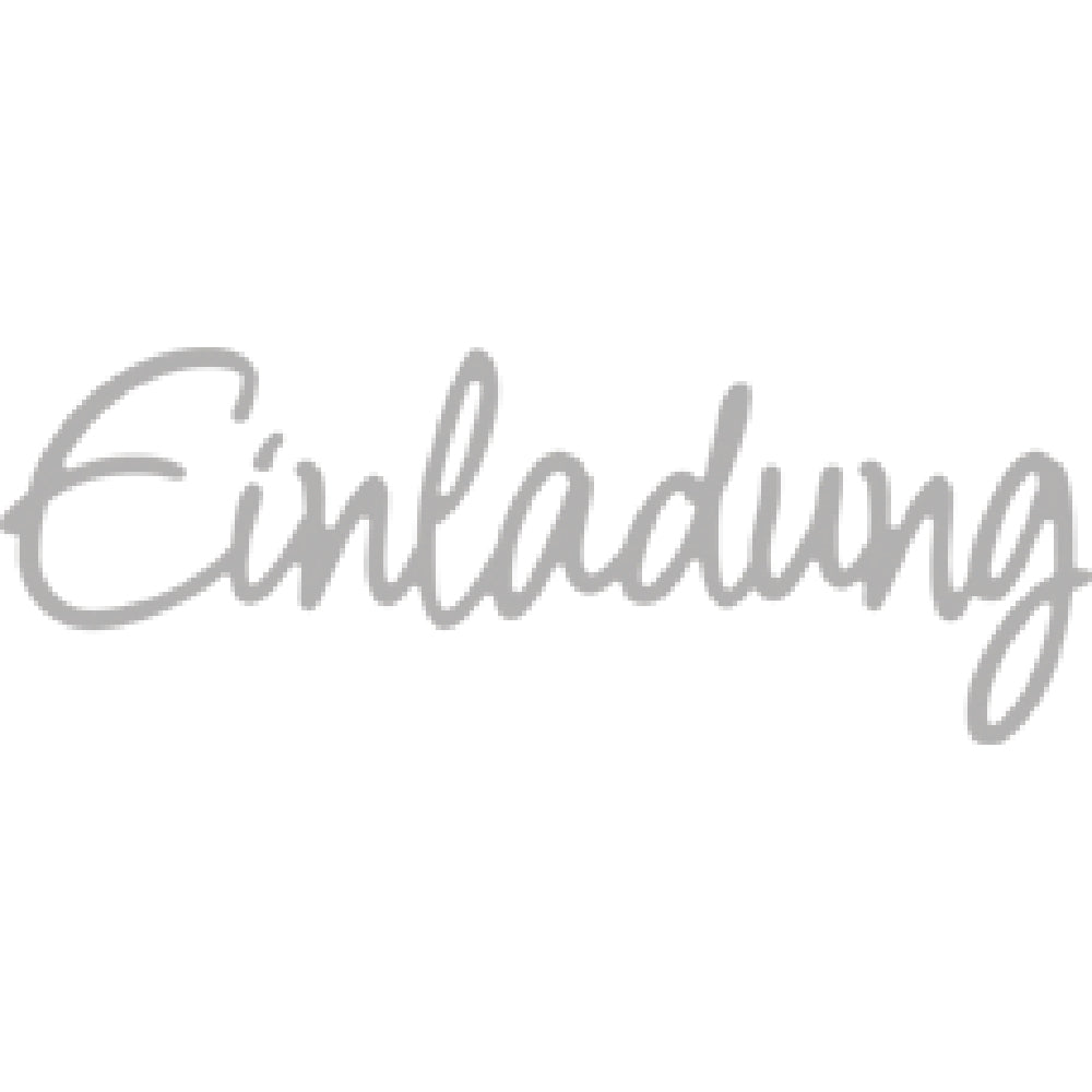 Stanzschablone Einladung