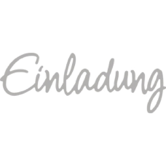 Stanzschablone Einladung