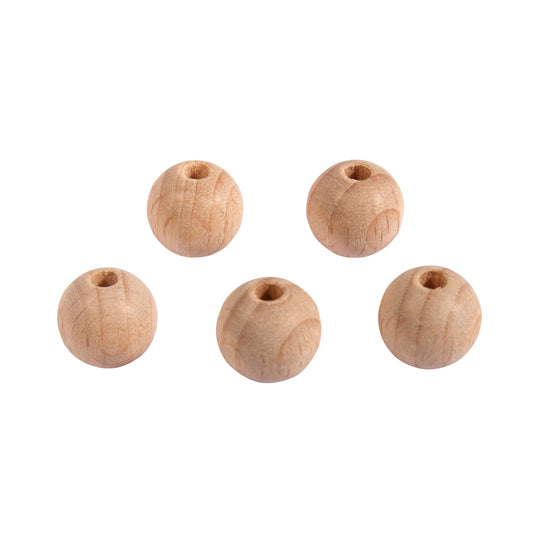 Holzkugeln roh