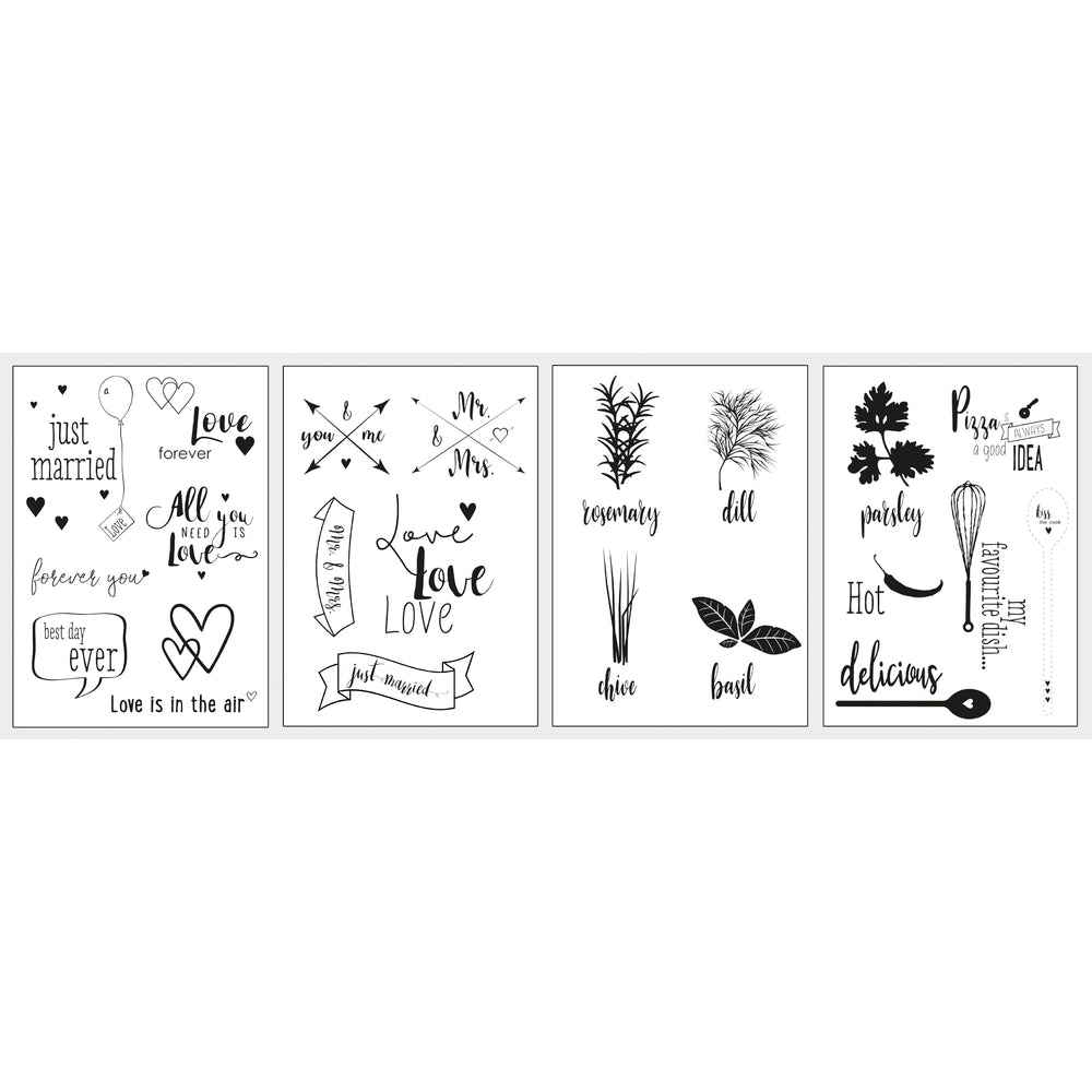 Transferpapier mit Vorlagen 5 x A4