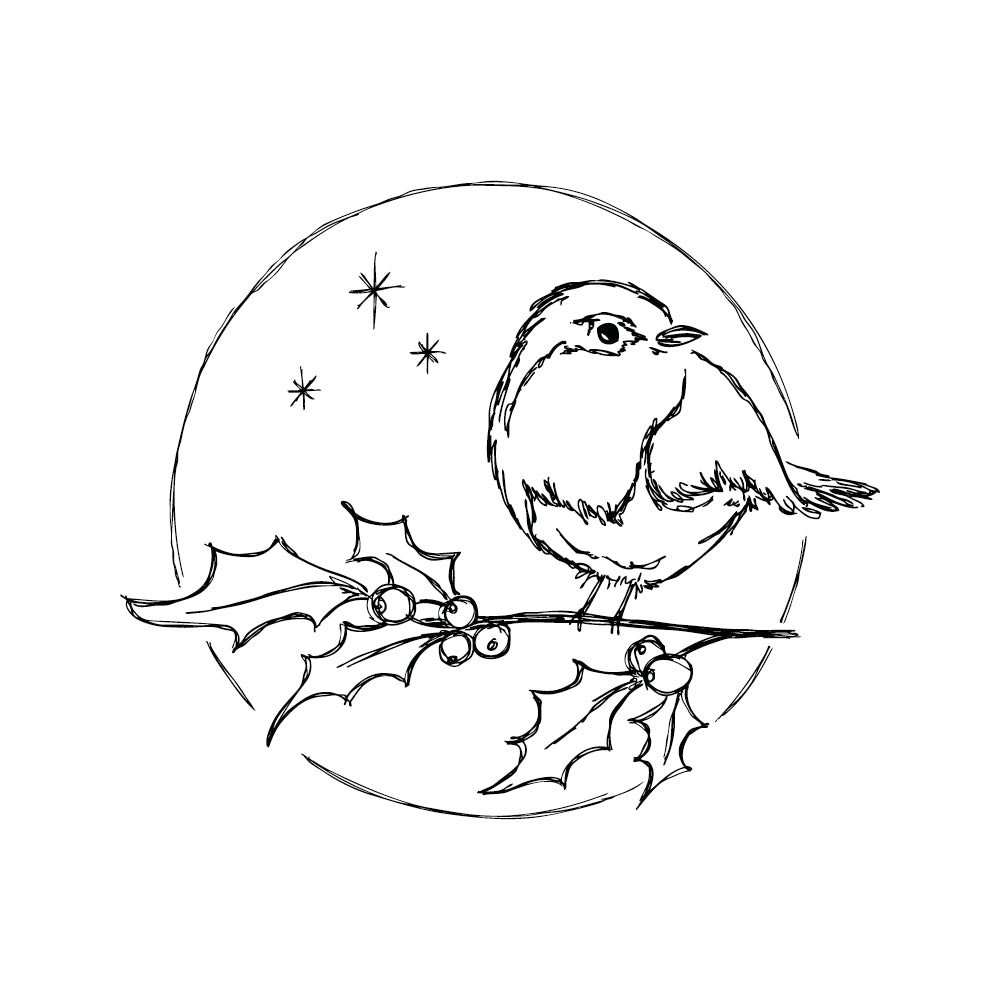 Stempel Robin Rotkehlchen