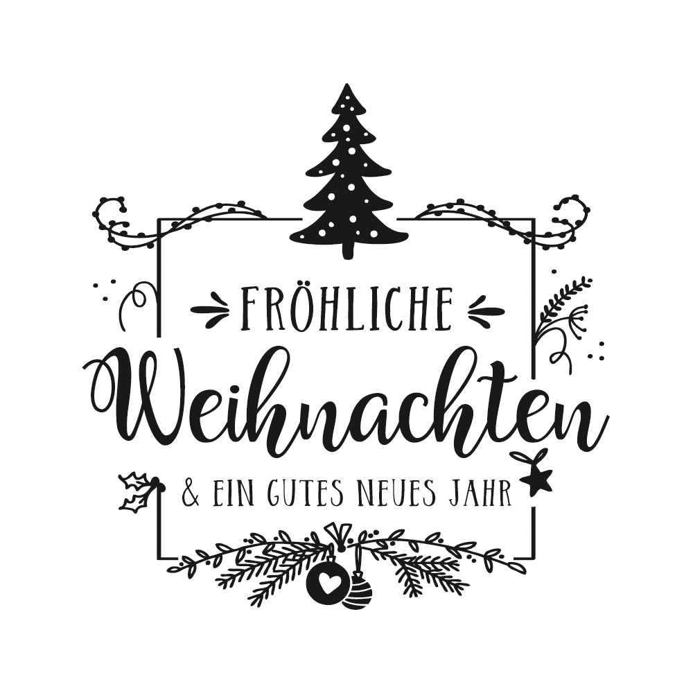 Stempel Fröhliche Weihnachten