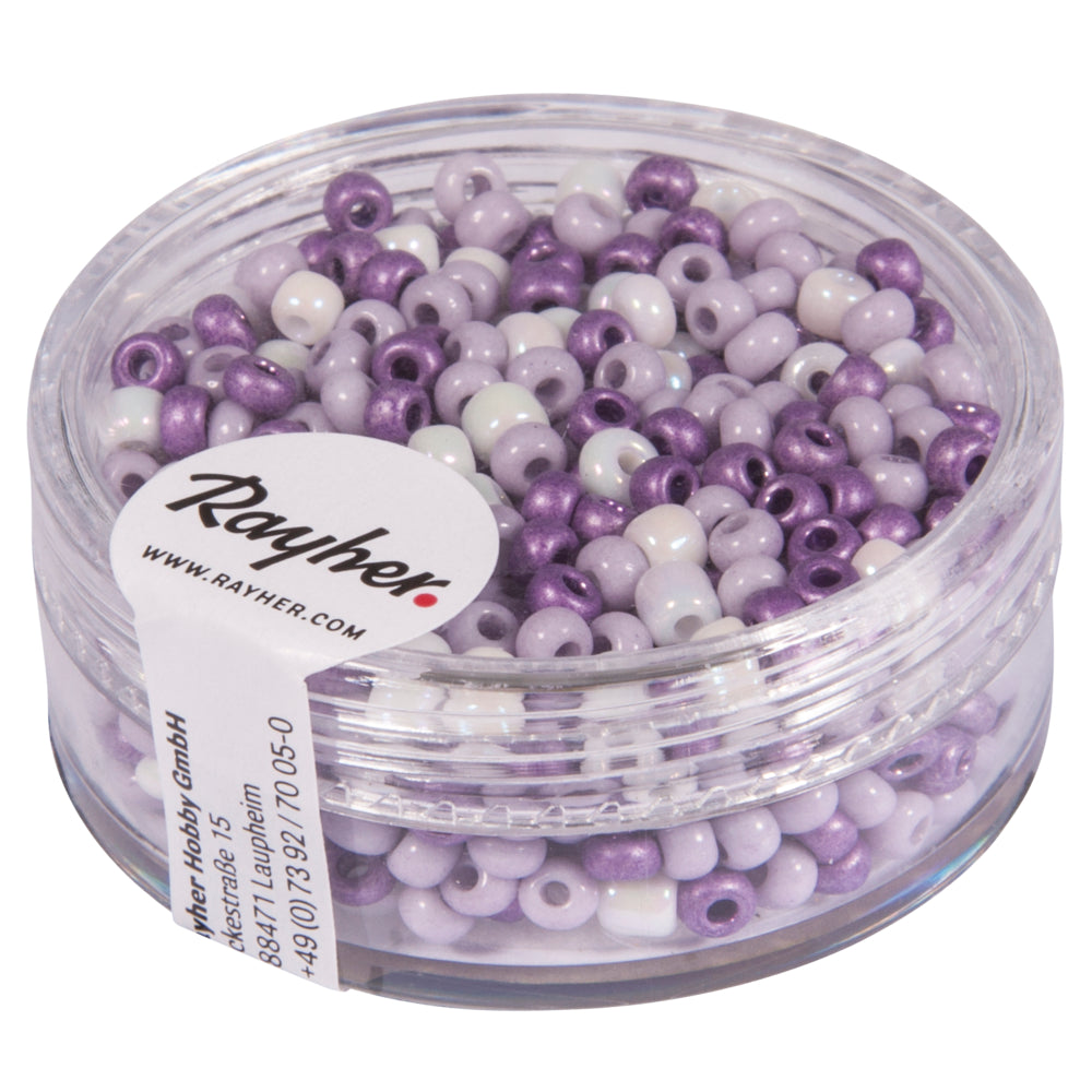 Rocailles, 2,6 mm perlmutt mix