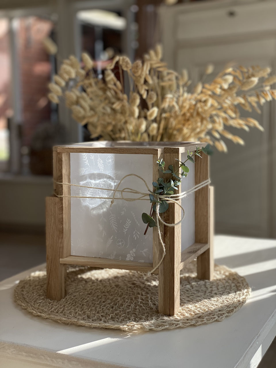 Kreativpaket Klötzchen Lampe mit Transparentpapier – Basteln & Dekorieren