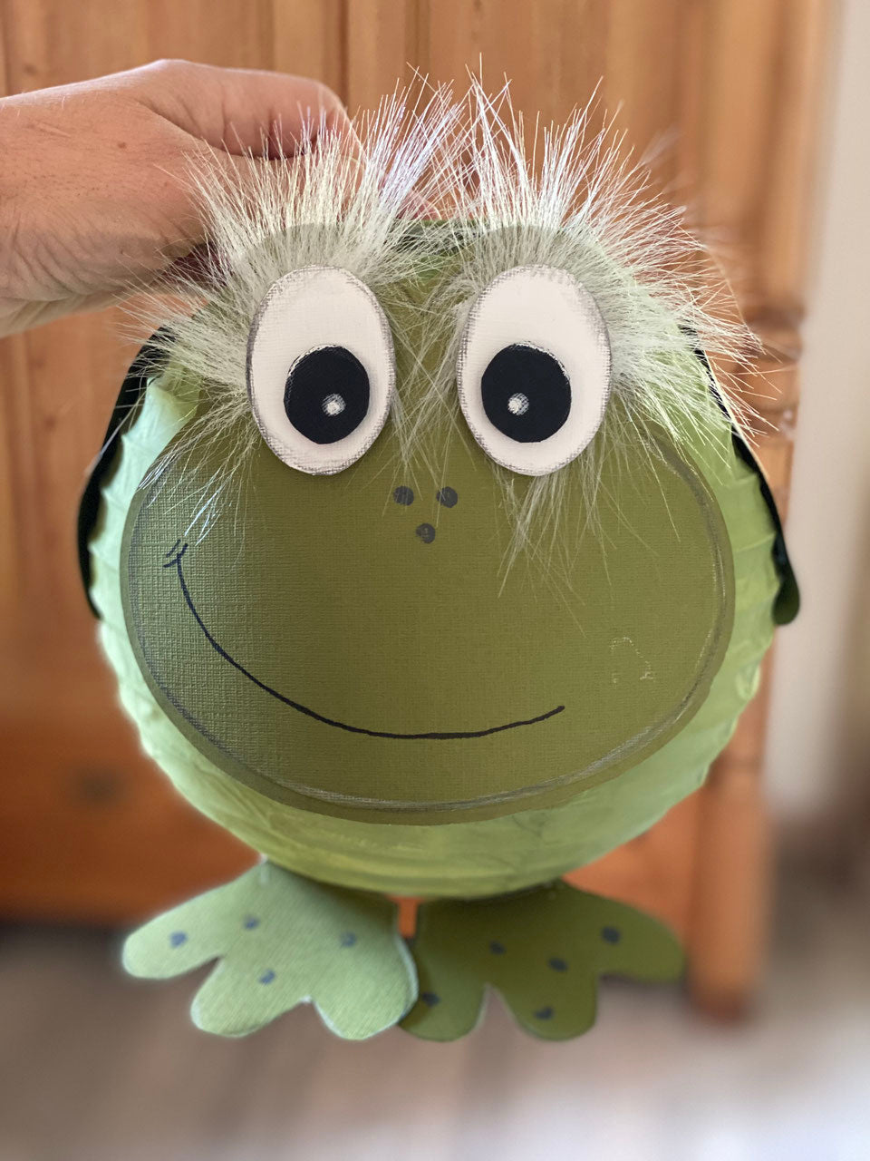 Kreativpaket Laterne kleiner frecher Frosch