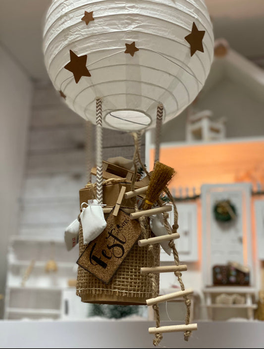 KREATIVSET Heißluftballon für die Wichteltür