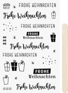 Rubbelsticker Weihnachten