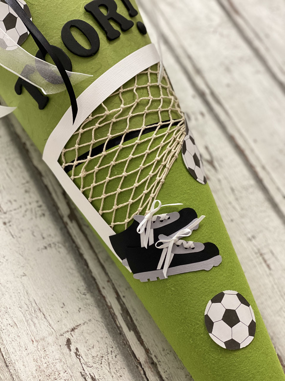 Schultütenbastelset Fußball