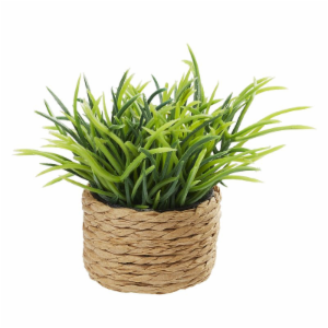 Miniatur Zimmerpflanze - Gras im Korb – 1:12