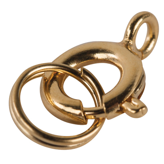 Federringe mit Spaltring, 7mm ø