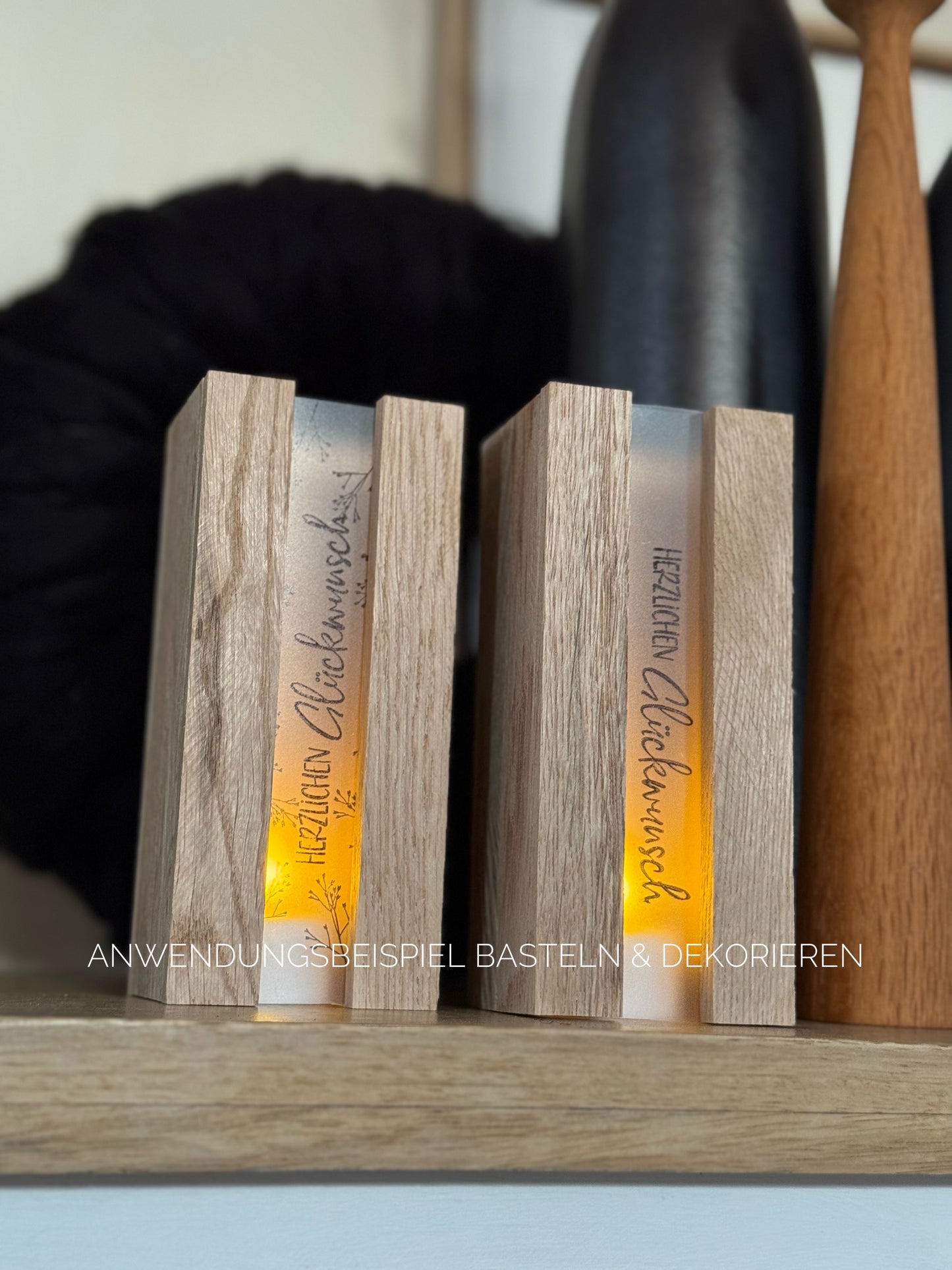 Creapop Bastelfolie matt 300 µm – stabile transparente Folie für Lampen, Fenster & DIY