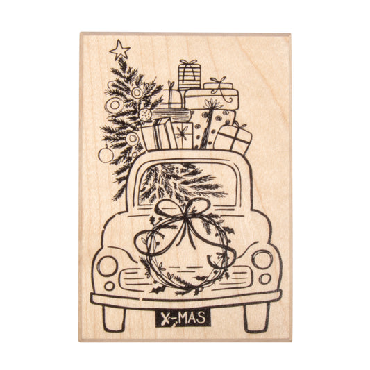 Stempel Weihnachtsauto