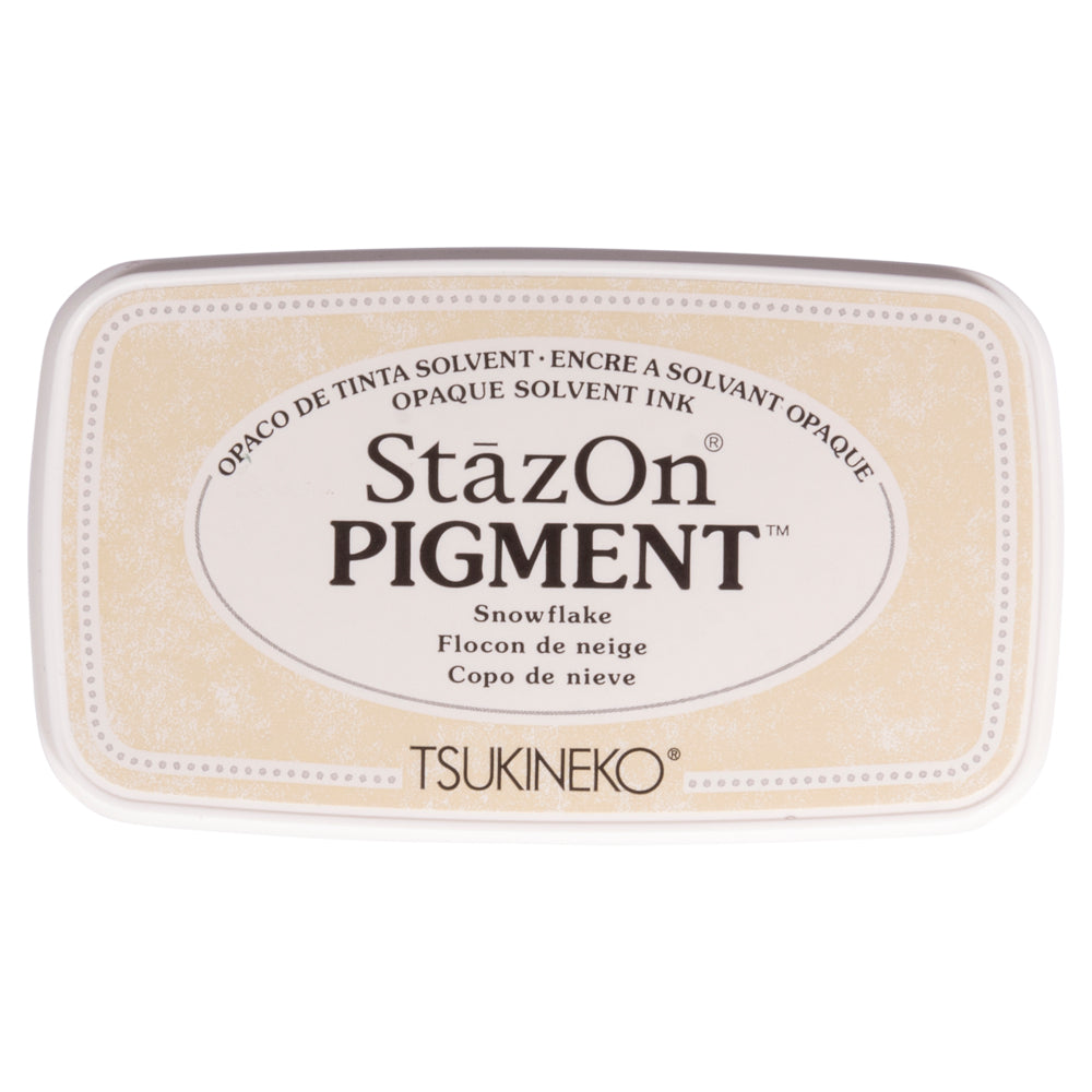 Stempelkissen für glatte Untergründe StazOn weiß