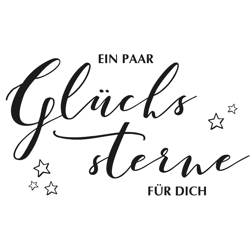 Stempel Ein Paar Glückssterne für Dich