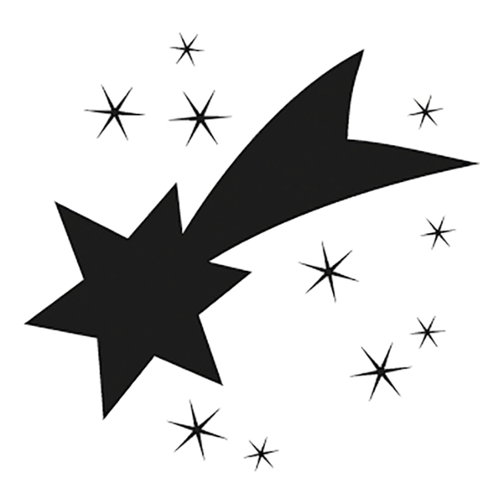 Stempel Sternschnuppe rund