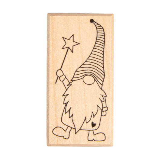 Stempel Wichtel mit Stern