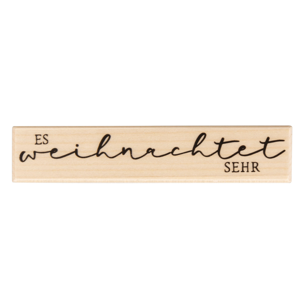 Stempel Es weihnachtet sehr