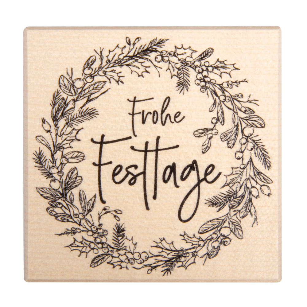 Stempel Frohe Festtage