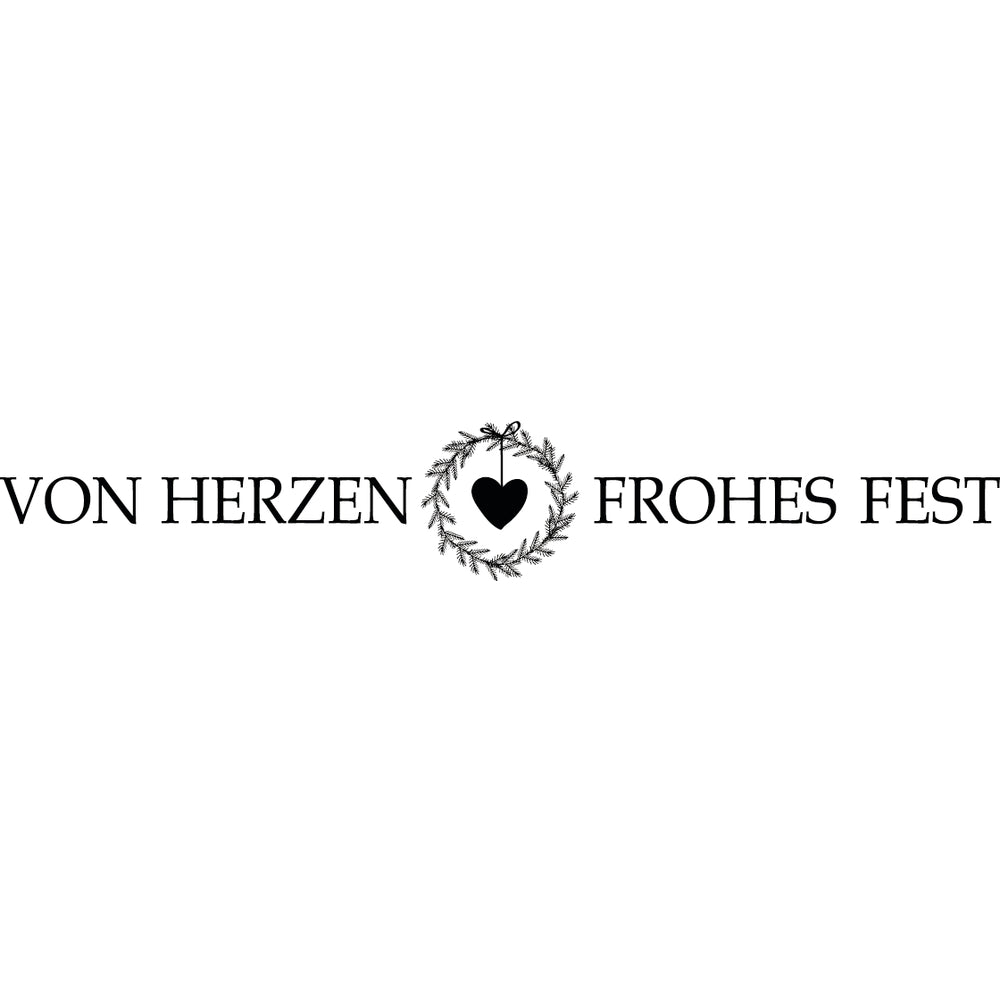 Stempel Von Herzen frohes Fest