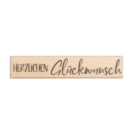 Stempel Herzlichen Glückwunsch LANG