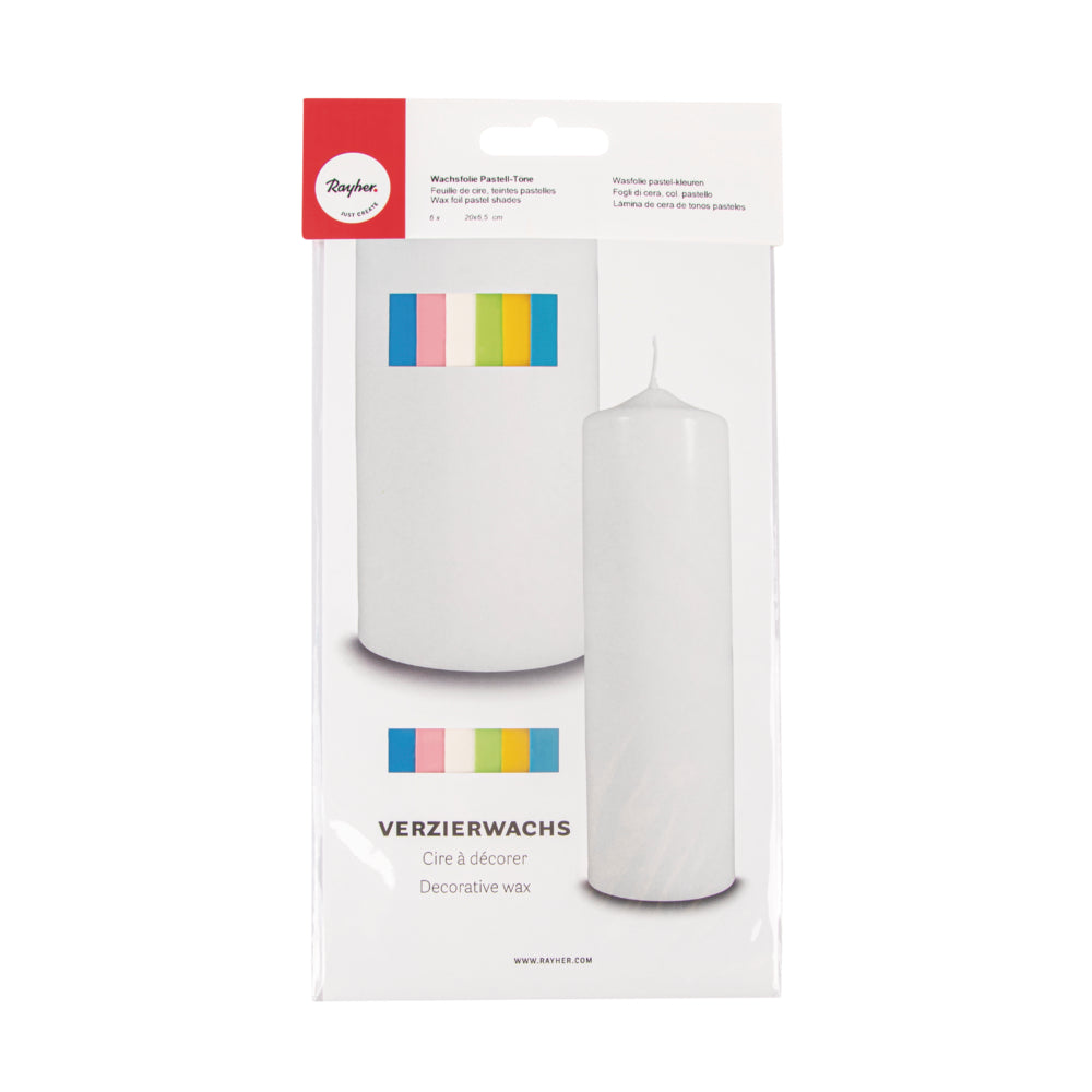 Wachsplatten Pastell-Töne