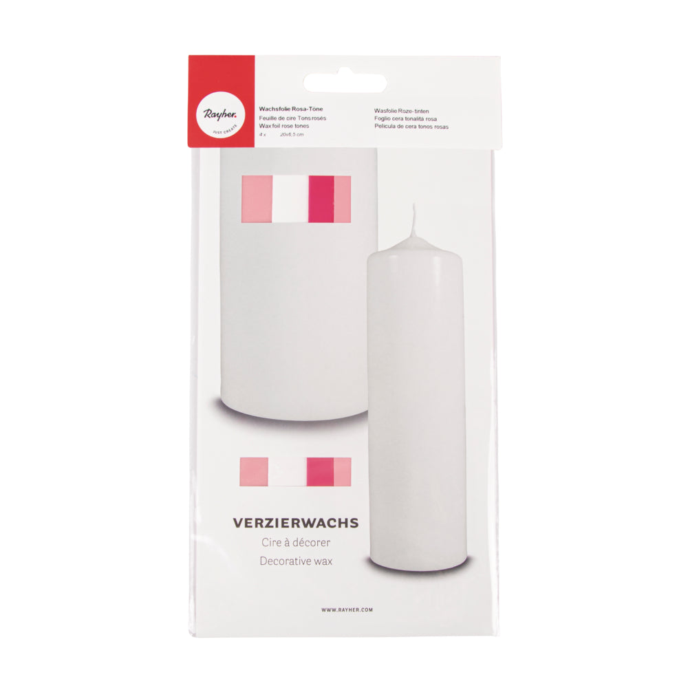 Wachsplatten Pastell-Töne