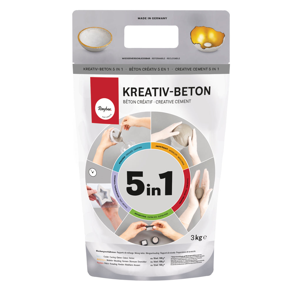 Kreativ-Beton 5 in 1