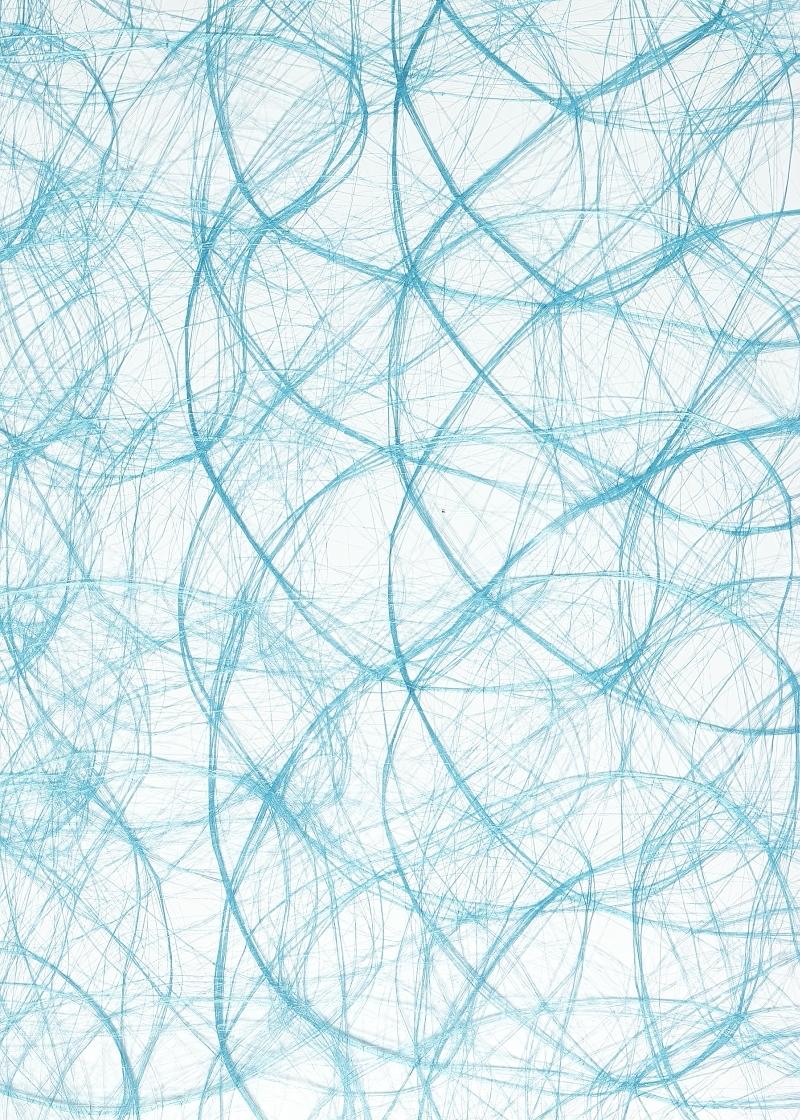 Sisa Flora Tischläufer – transparenter Dekostoff in feiner Faseroptik
