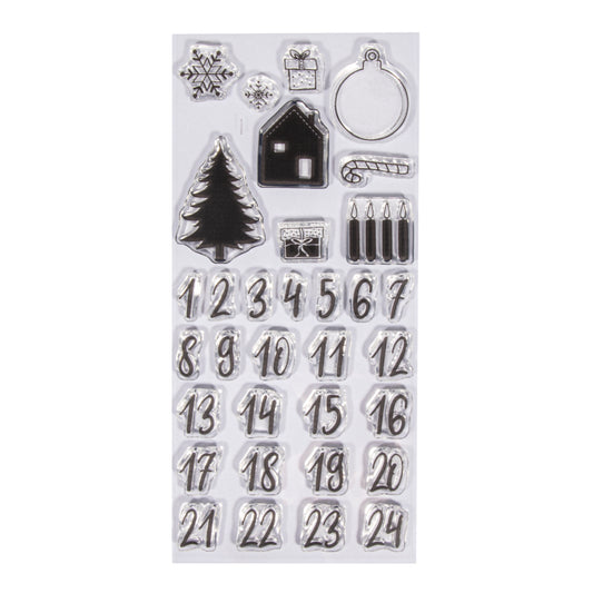 Clear Stamps Adventskalenderzahlen