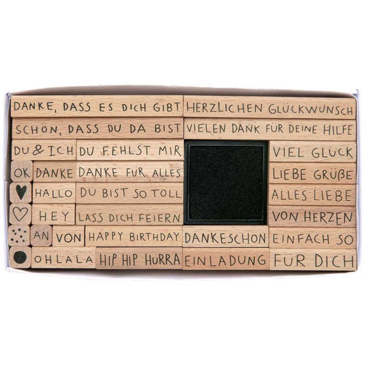 Stempelset, schön dass Du da bist...