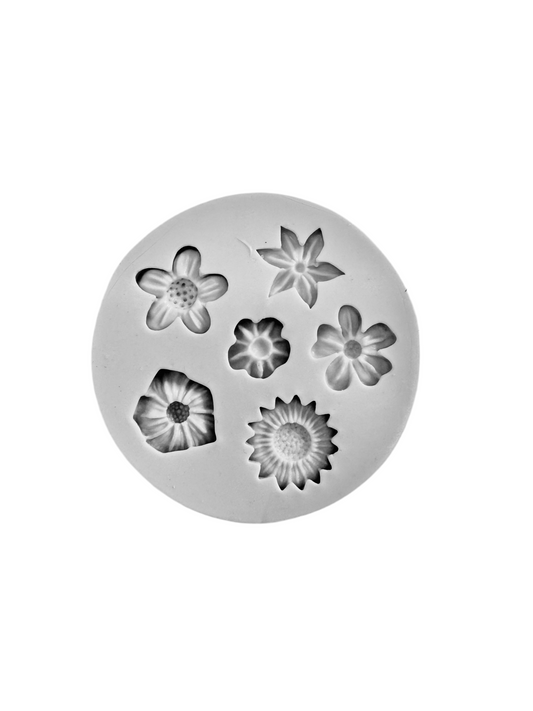 Silikonform Blüten