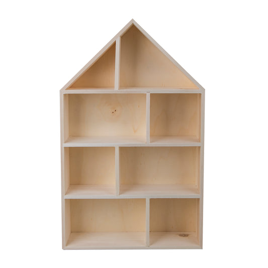 Holz Haus Setzkasten zum Aufhängen