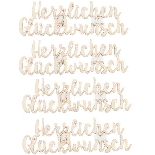 Holzsticker Happy Birthday