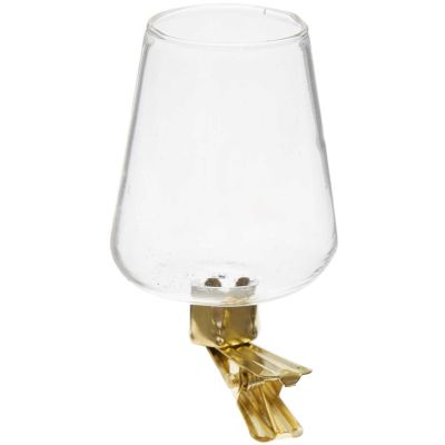 Mini Vase mit Clip zum Befestigen