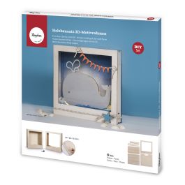 3D Holzrahmen mit Lichterdraht – Kreative Geschenkidee für Baby, Hochzeit, Geburt & Geldgeschenke