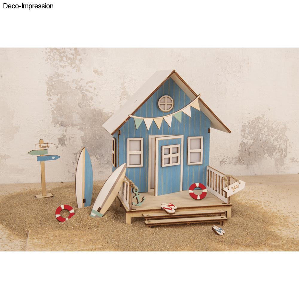 Holzbausatz Strandhaus
