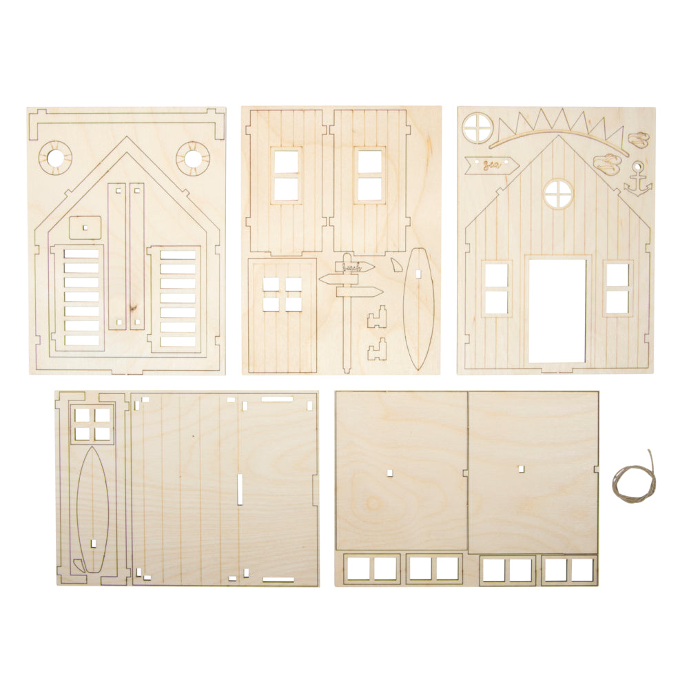 Holzbausatz Strandhaus