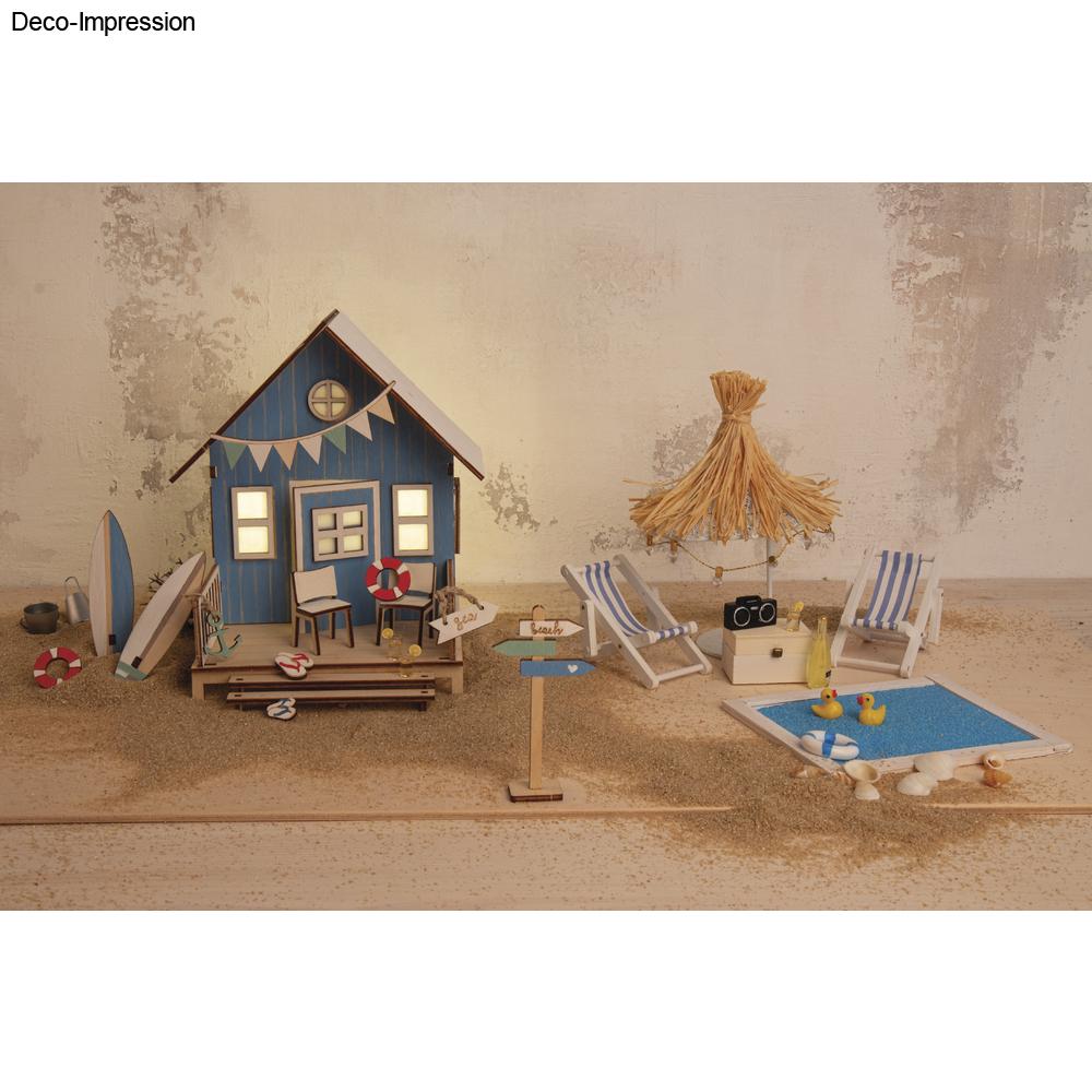 Holzbausatz Strandhaus